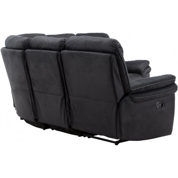 Canapé inclinable d\\\'angle Saranda - Noir Canapé inclinable d\\\'angle Saranda - Noir