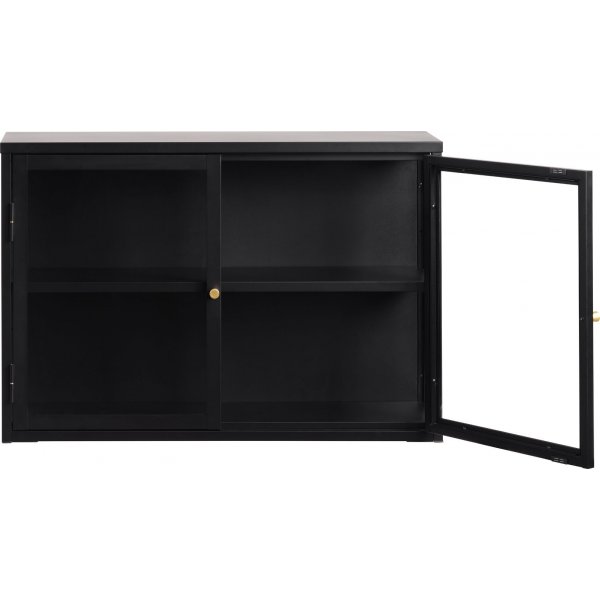 Toddy zwarte wandkast met dubbele deur Toddy zwarte wandkast met dubbele deur