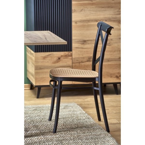 Table à manger Yaritza 80-160 cm - Chêne artisanal Table à manger Yaritza 80-160 cm - Chêne artisanal