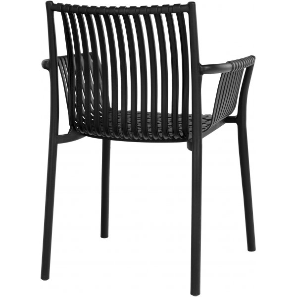 Utestol stapelbar plast svart - Tulsa Utestol stapelbar plast svart - Tulsa