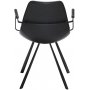 Pitch karmstol - Vintage svart