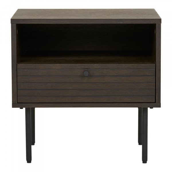 Kyoto sidobord - Rökt ek/svart Kyoto sidobord - Rökt ek/svart