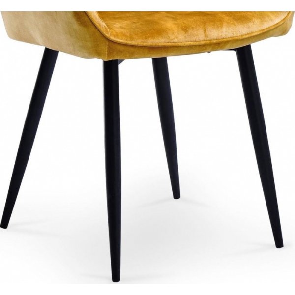 Chaise de salle à manger Cadeira 418 - Jaune Chaise de salle à manger Cadeira 418 - Jaune