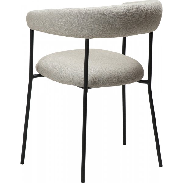 Fauteuil Plenti - Cachemire bouclé/noir Fauteuil Plenti - Cachemire bouclé/noir