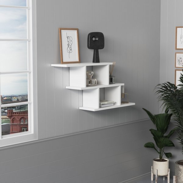 Steps v�gghylla - Vit