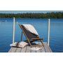 Peachy strandstol - Svart/Natur