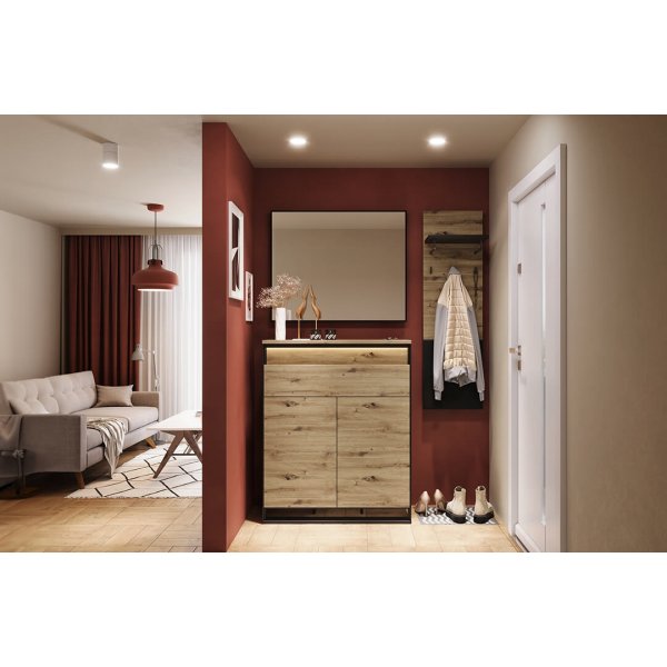 Quant kleerhanger - Artisan eiken/zwart