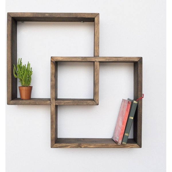 Rafa wandplank 45 - Walnoot