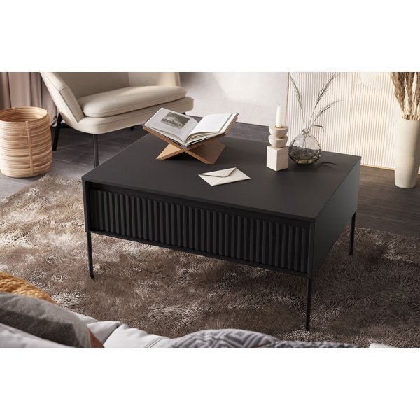 Table basse Tendance - Noir Table basse Tendance - Noir