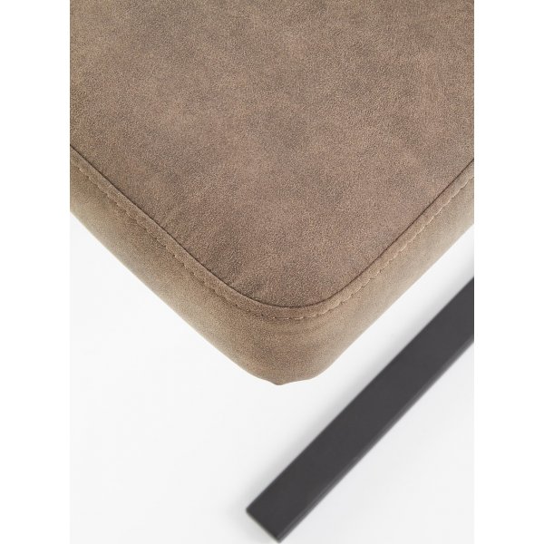 Chaise de salle  manger Heath - Marron vintage (PU)