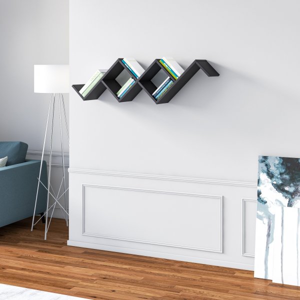 Serpent vägghylla - Svart Serpent vägghylla - Svart