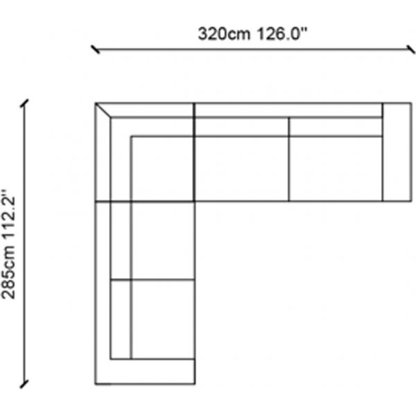 Panama hörnsoffa - Cream Panama hörnsoffa - Cream
