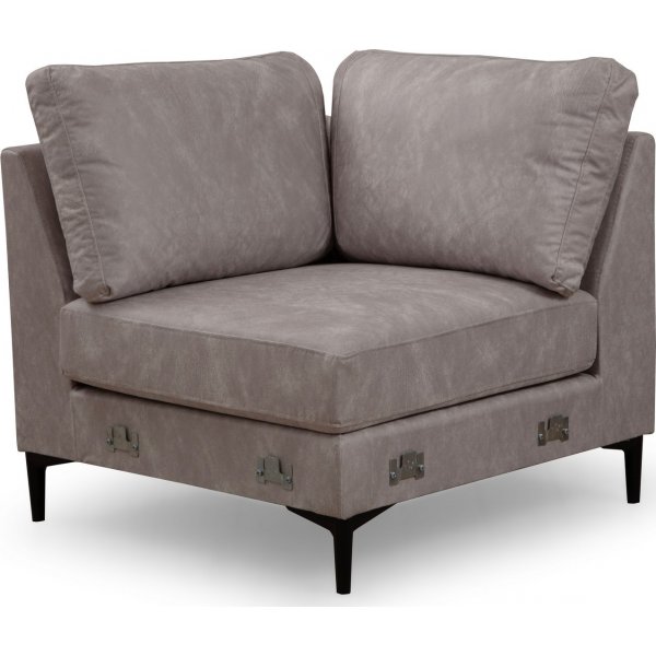 Canapé en U Braga gauche - Beige Canapé en U Braga gauche - Beige