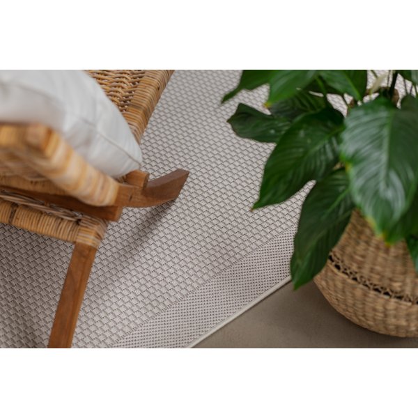 Miami platgeweven vloerkleed Wit Miami platgeweven vloerkleed Wit