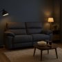 Reclinersoffa XL i grtt - 197 cm