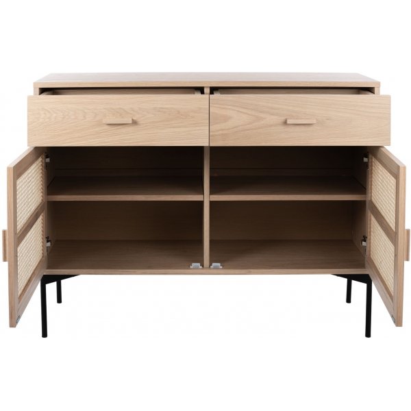 Buffet Raffel's - Placage chêne pigmenté blanc Buffet Raffel's - Placage chêne pigmenté blanc