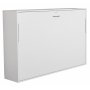 Sngskp 120200 cm horisonellt - Vit - Compact living