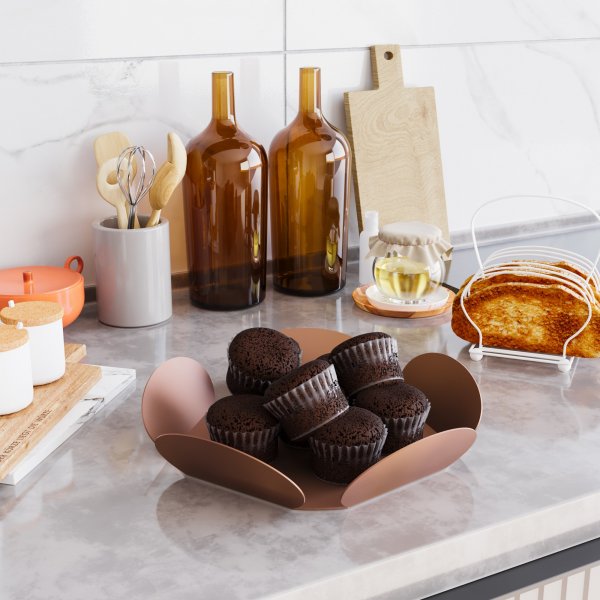 Plat décoratif Rhodes - Cuivre Plat décoratif Rhodes - Cuivre