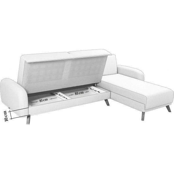 Kronos slaapbank Antraciet