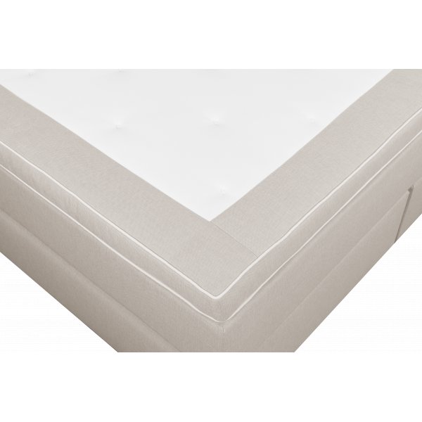 Kontinentalsäng 180x200 cm beige pocketfjädning 5 zoner Kontinentalsäng 180x200 cm beige pocketfjädning 5 zoner