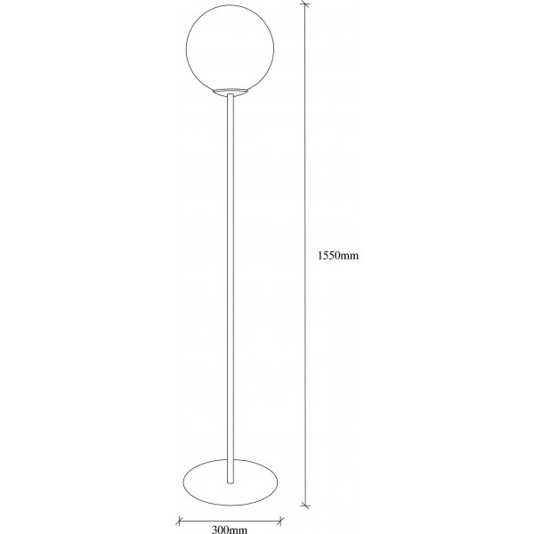 Like lampadaire 16 - Noir/blanc Like lampadaire 16 - Noir/blanc