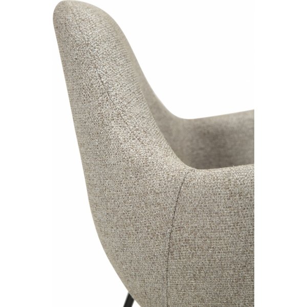 Fauteuil Zimmer - Boucle marron