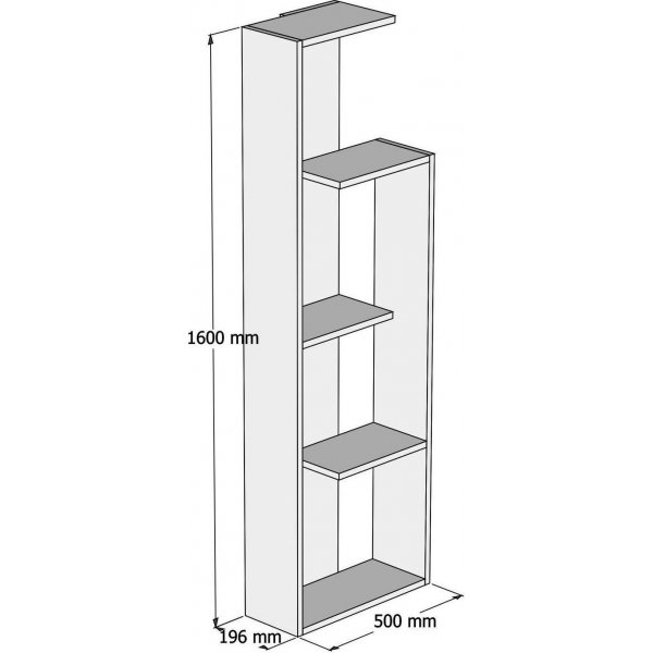 Bibliothèque Wand - Noyer Bibliothèque Wand - Noyer