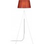 Tripod golvlampa - Vit/rd