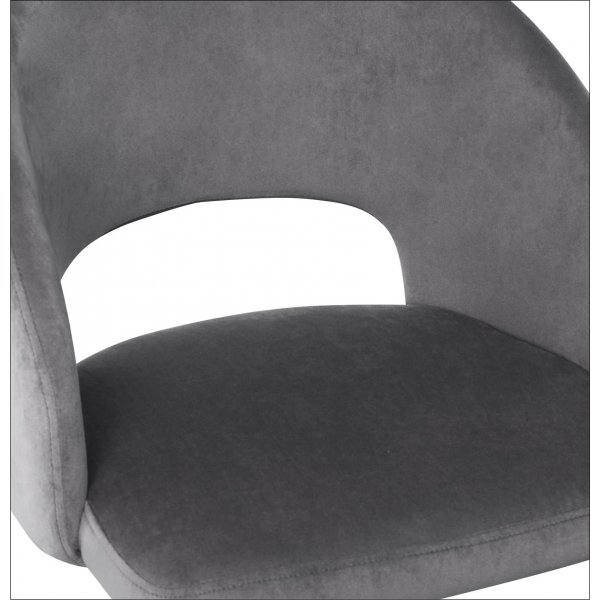 Chaise de salle  manger Cadeira 455 - Gris