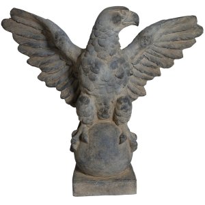Trädgårdskonst Staty Eagle XL Höjd 78 cm