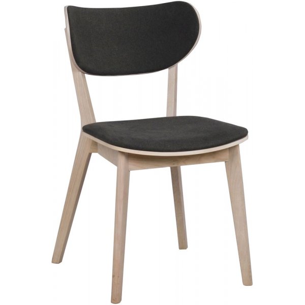 Rowico Cato stol - Whitewash ek/mrkgr