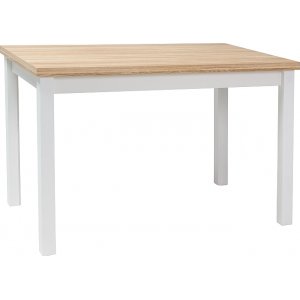 Table  manger Adam 100 cm - Chne/blanc