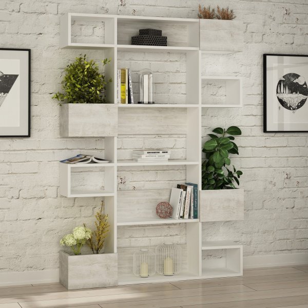 Niho boekenkast - Wit