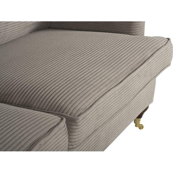 Canapé 3 places Deluxe Howard Watford - Velours côtelé marron clair Canapé 3 places Deluxe Howard Watford - Velours côtelé marron clair