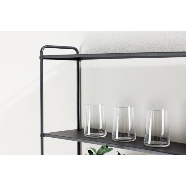 Lyon vägghylla 63 x 122 cm - Svart Lyon vägghylla 63 x 122 cm - Svart