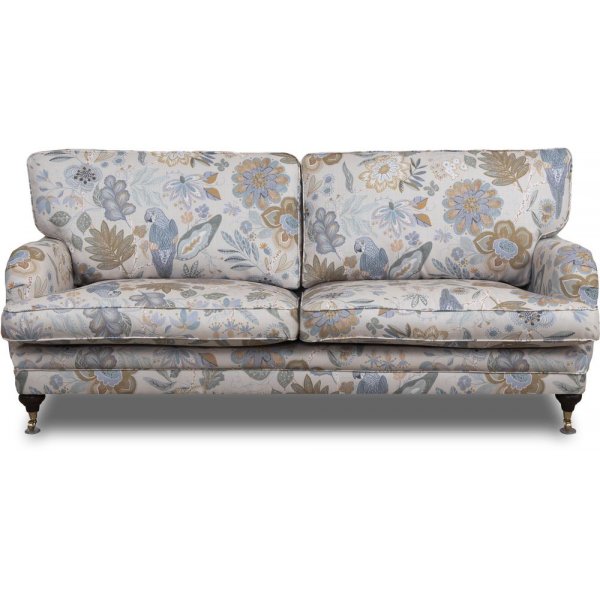Spirit Howard 3-sits soffa i blommigt tyg - Eden Parrot Beige