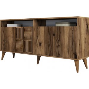 Milan dressoir 160 cm - Walnoot