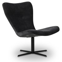 Spekeröd designfåtölj - Mörkgrå (Sammet) Spekeröd designfåtölj - Mörkgrå (Sammet)