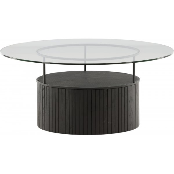 Table basse Bovall 90 cm - Noir