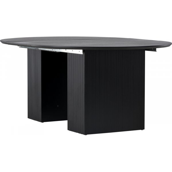 Table à manger Matilda 130-180 x 130 cm - Noir Table à manger Matilda 130-180 x 130 cm - Noir