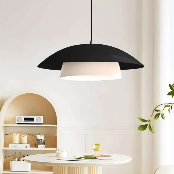 Lilium taklampa - Svart/vit