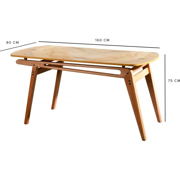 Palace matbord 160 cm - Ek Palace matbord 160 cm - Ek