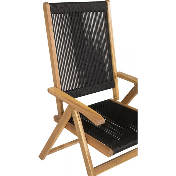 Little John positionsstol - Svart/Natur