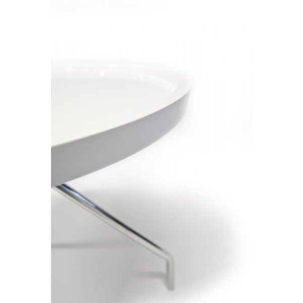 Tray Soffbord runt Ø78 cm - Vit Tray Soffbord runt Ø78 cm - Vit
