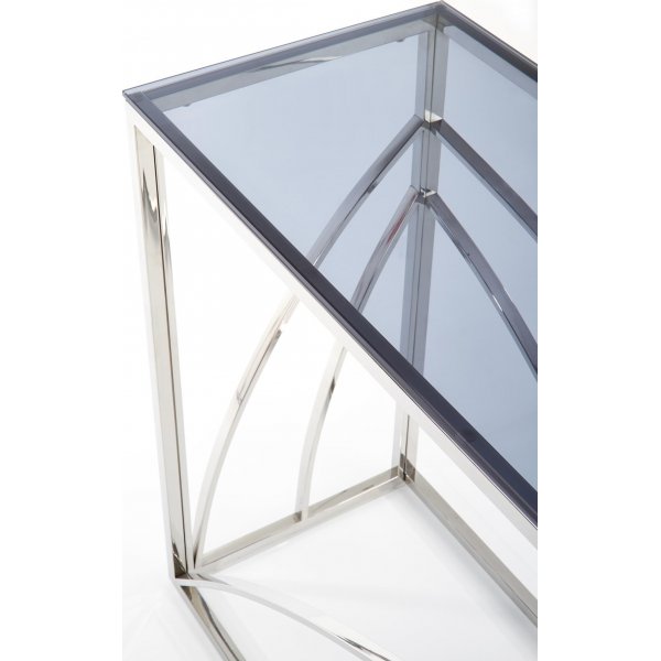 Table console Hibura 120x 40 cm - Argent