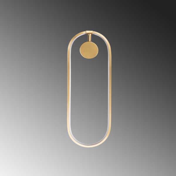 Tranceto wandlamp - Goud