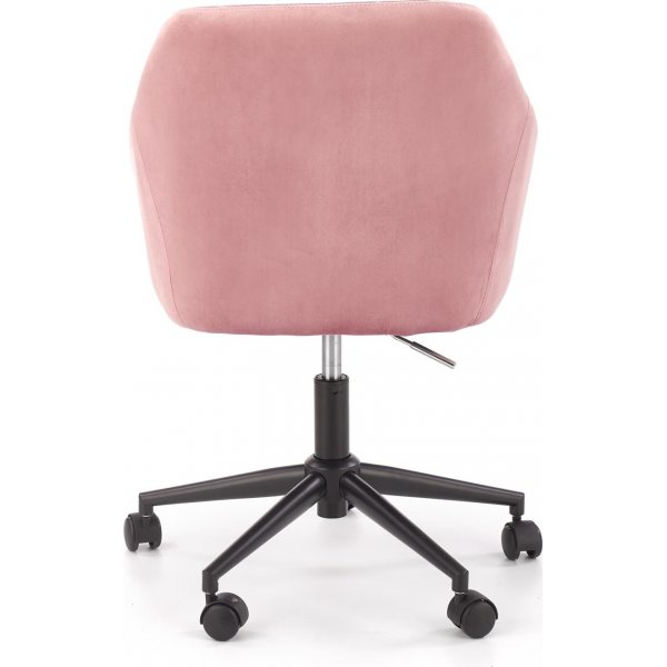 Chaise de bureau Intonaco - Velours rose Chaise de bureau Intonaco - Velours rose