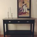 Kundbild Hugo konsolbord med 3 l�dor -  Svart / Cement: V�ldigt n�jd!