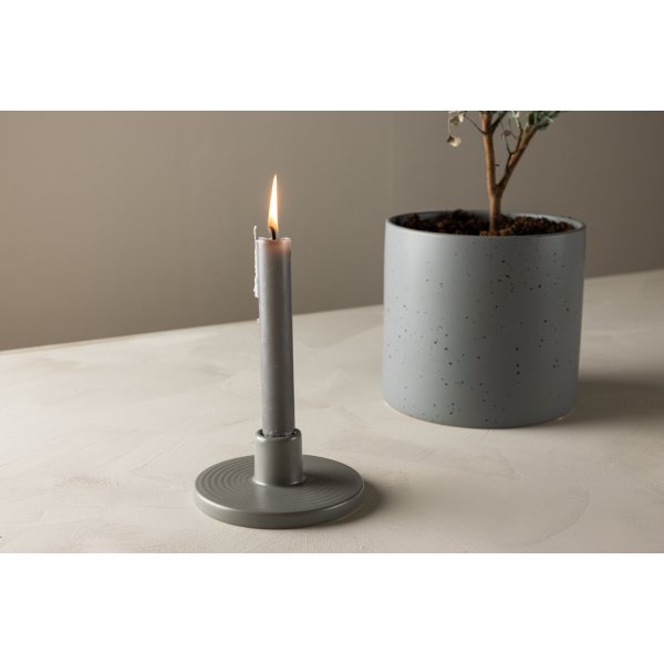 Bette ljusstake 12 x 5 cm - Grå Bette ljusstake 12 x 5 cm - Grå