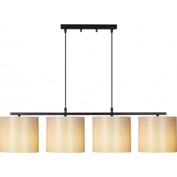 Plafonnier Valiz 4706 - Noir/crème Plafonnier Valiz 4706 - Noir/crème